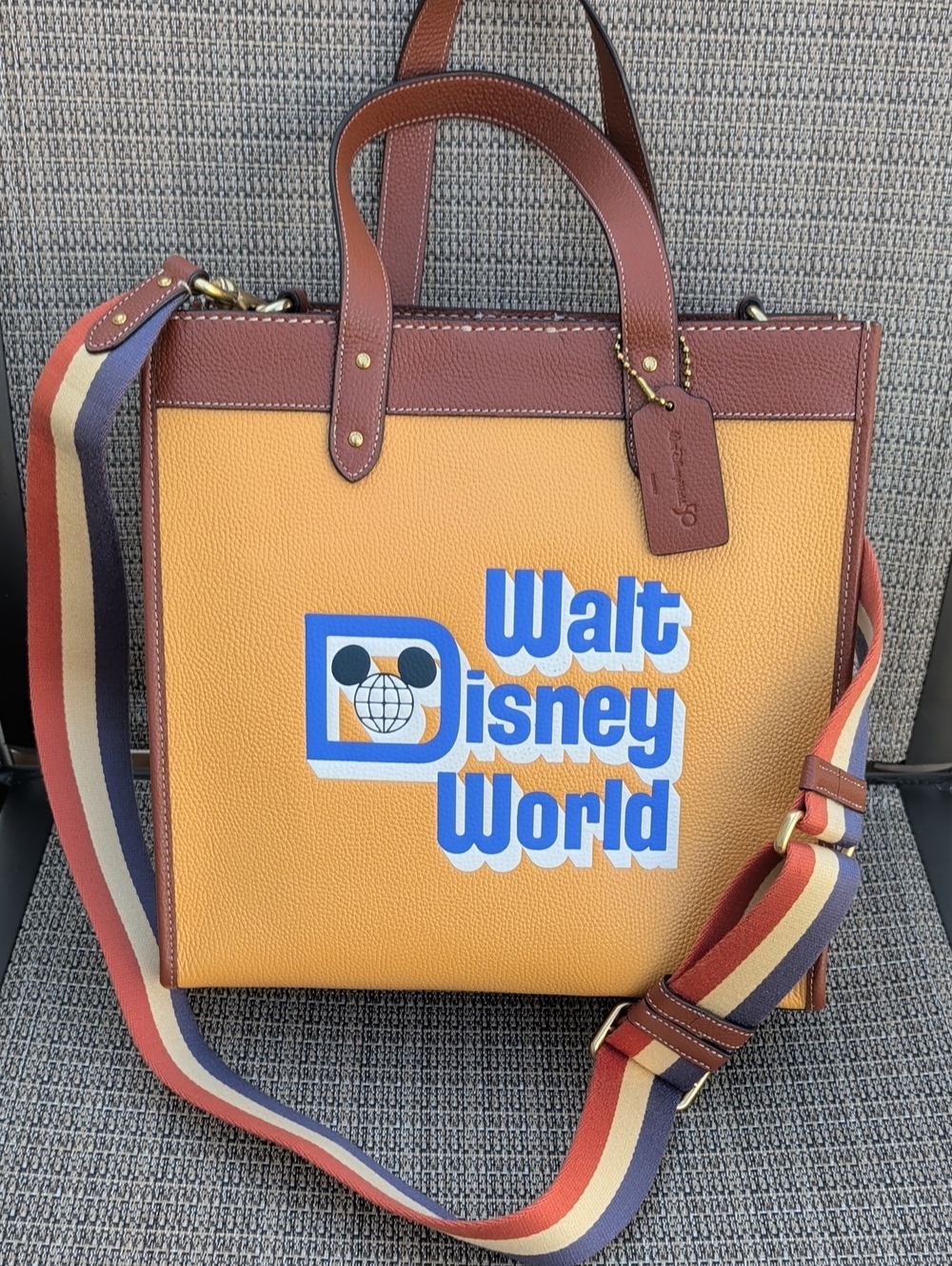 Coach x Disney WDW 50th Anniversary Field Tote With Crossbody Strap (C8551) EUC - Picture 2 of 12